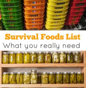 37 foods to stockpile list